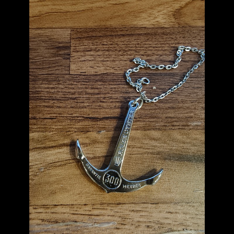 國外帶回超級難收藏勞力士絕版海錨吊飾-6