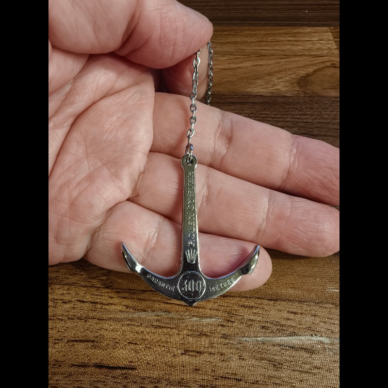 國外帶回超級難收藏勞力士絕版海錨吊飾-7