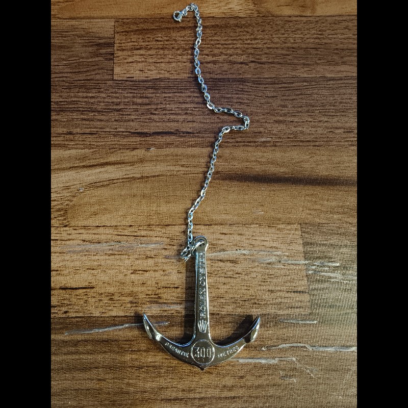 國外帶回超級難收藏勞力士絕版海錨吊飾-8