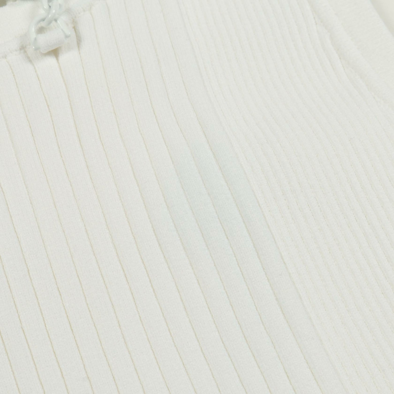 路易威登 (LOUIS VUITTON) 羅紋針織露臍背心 #S 人造絲 白色 二手 女款-6