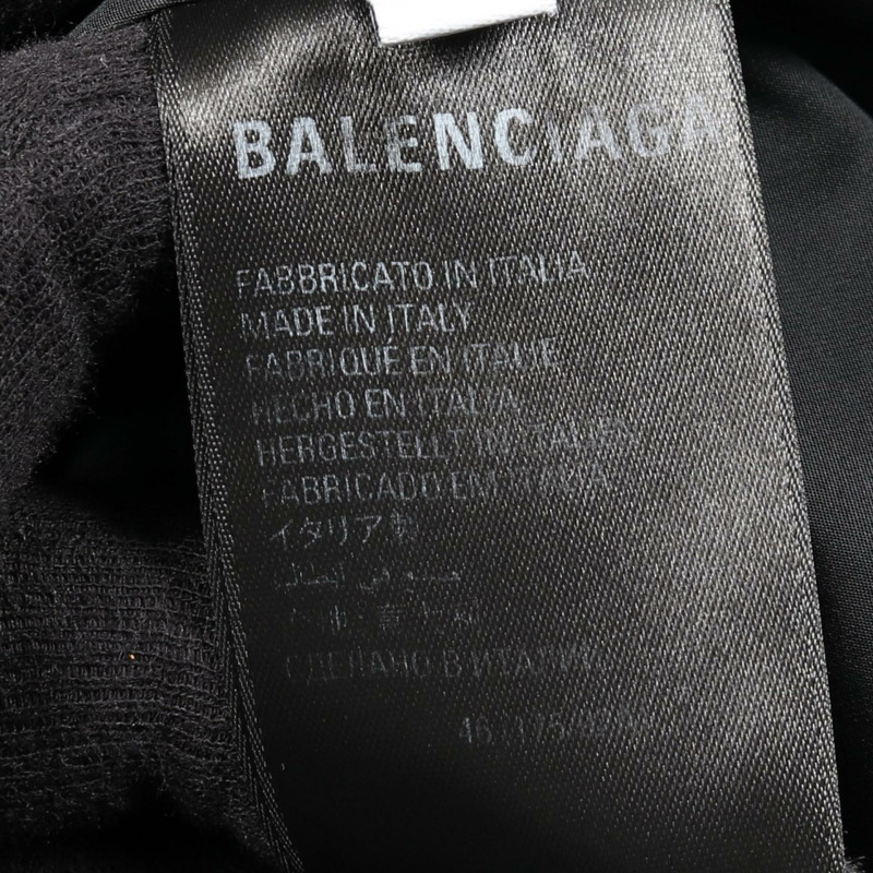 巴黎世家 (BALENCIAGA) BOXY 羽絨外套 其他外套 尼龍 黑色 二手 男款-4