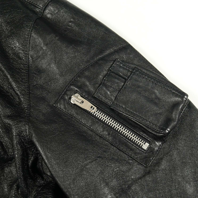 CELINE 黑色皮夾克 #48 二手男款-8