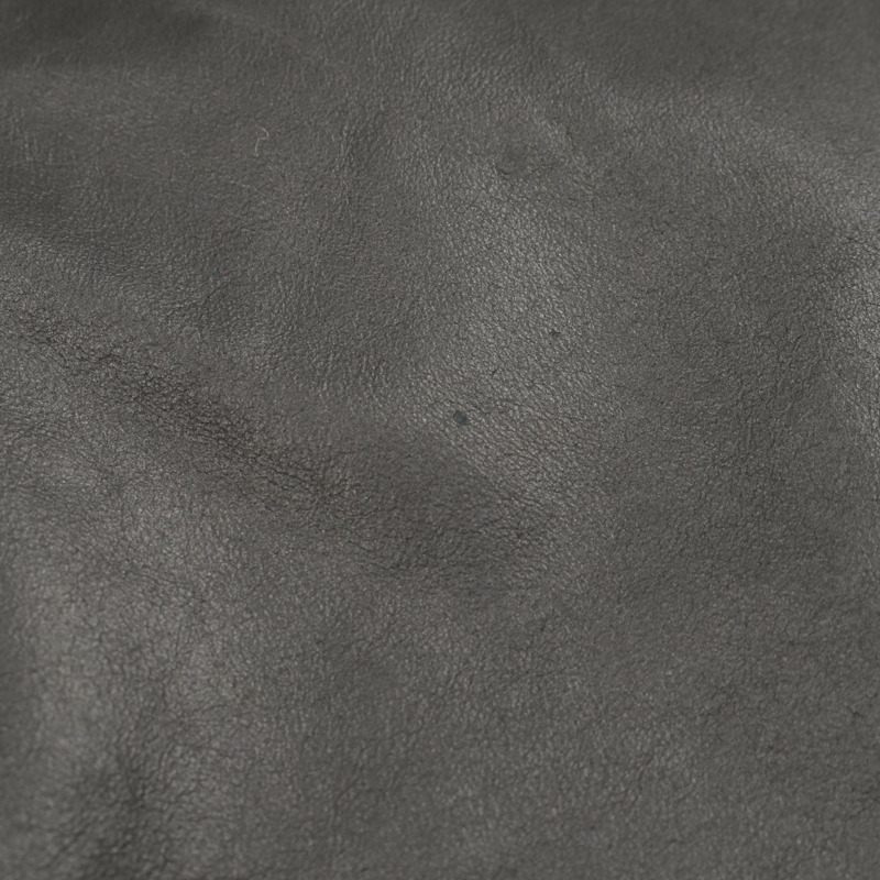 Rick Owens 襯衫夾克 皮革牛仔羊皮黑色二手男款-5