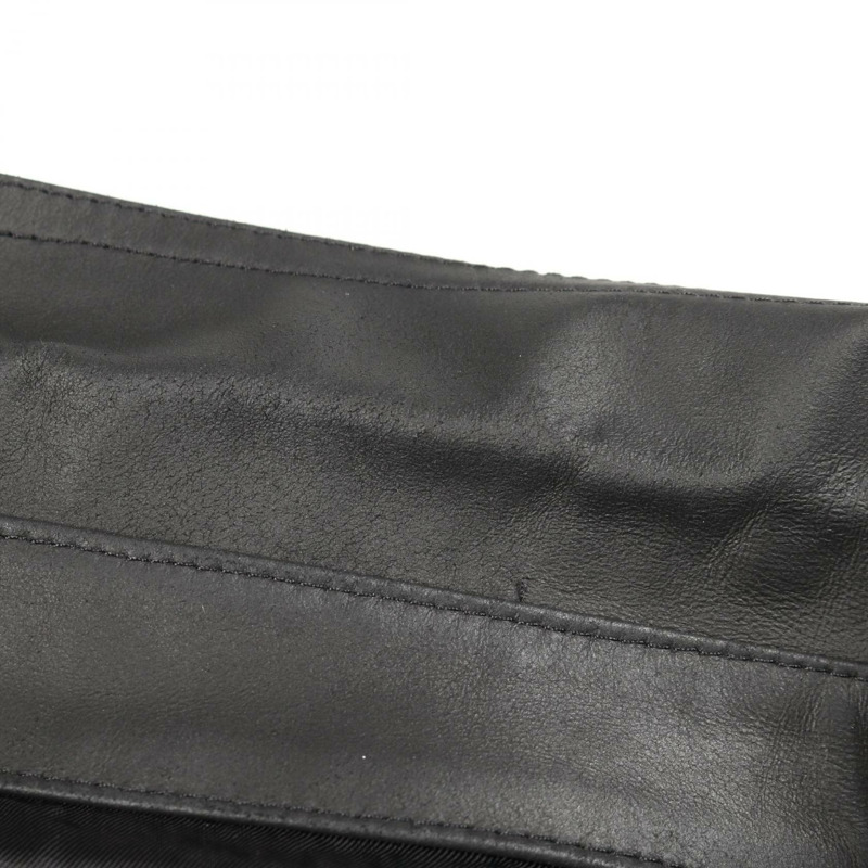 Rick Owens 襯衫夾克 皮革牛仔羊皮黑色二手男款-8