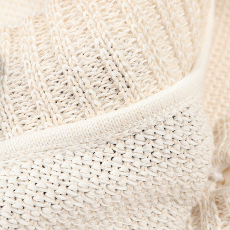 香奈兒 COCO 標誌紐帶長版開襟衫 #34 短袖 P51529 K06578 棉質-5