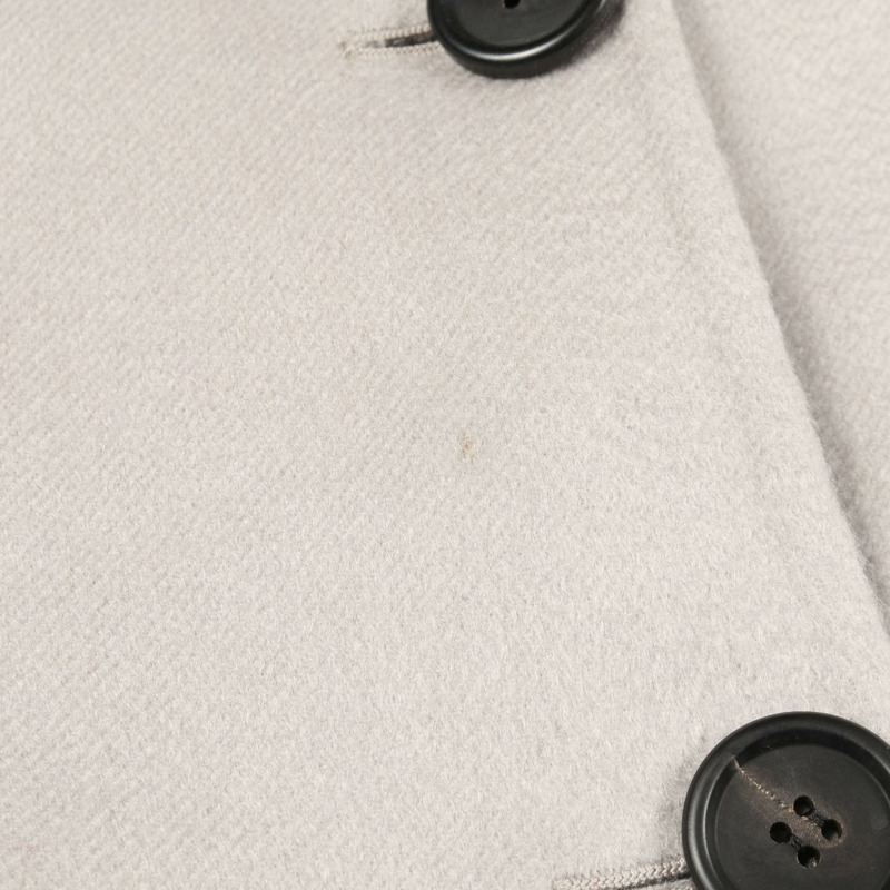 PRADA 繭型袖子其他羊絨大衣灰色二手女裝-5