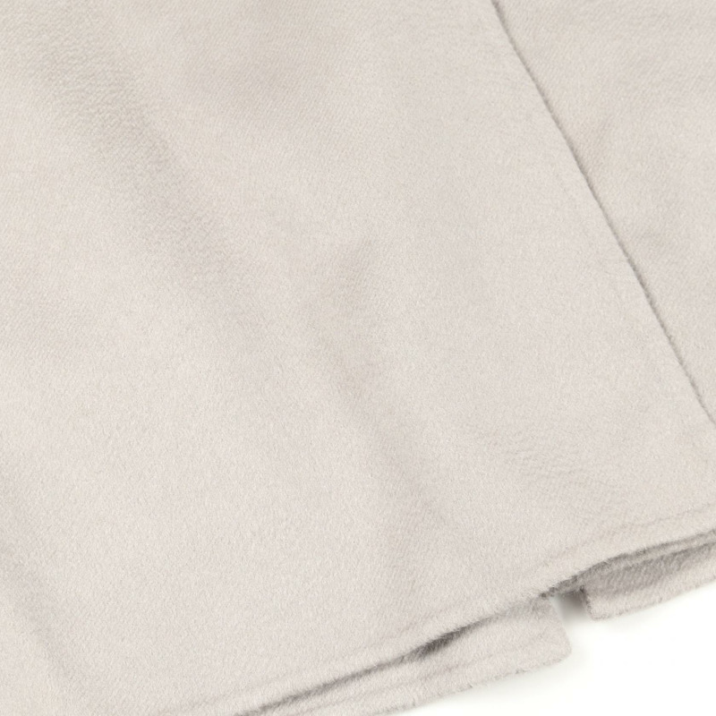 PRADA 繭型袖子其他羊絨大衣灰色二手女裝-8