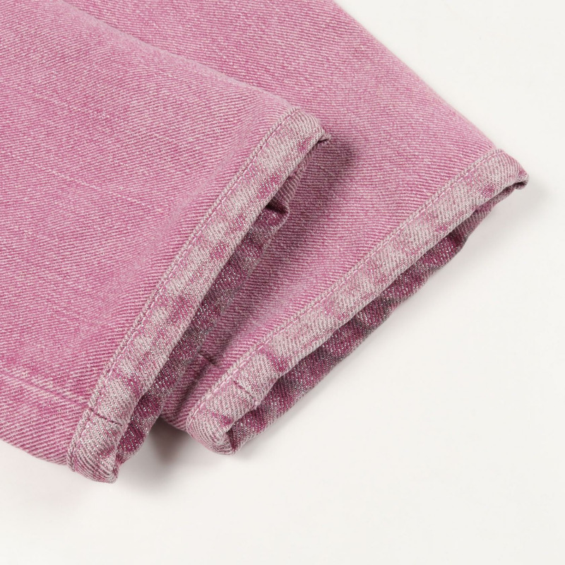 香奈兒 COCO 標誌牛仔長褲 #38 棉質粉紅二手女款 CC-6