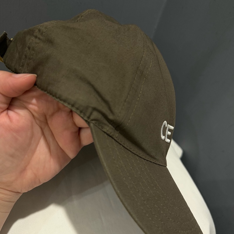 Celine 刺繡字母 棒球帽 綠 L-6