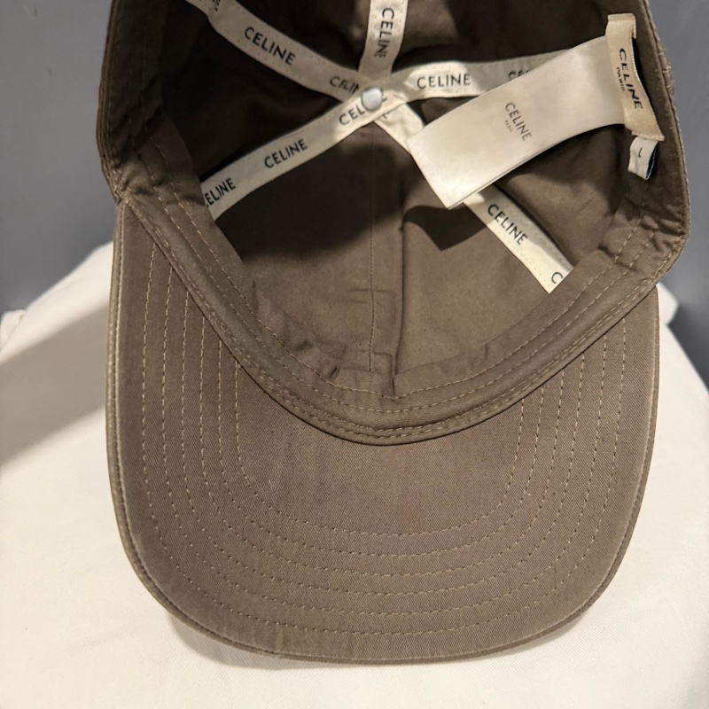 Celine 刺繡字母 棒球帽 綠 L-11