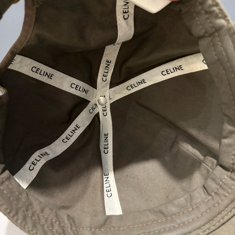 Celine 刺繡字母 棒球帽 綠 L-18