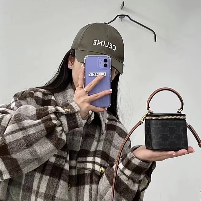 Celine 刺繡字母 棒球帽 綠 L-22