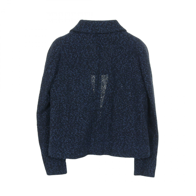 香奈兒其他外套 尼龍聚酯纖維/棉 海軍藍 二手 女-1