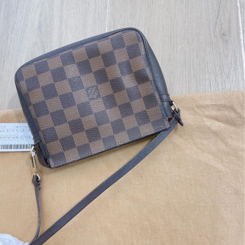 LV 棕棋盤格 方胖子 尺寸約16x14-5