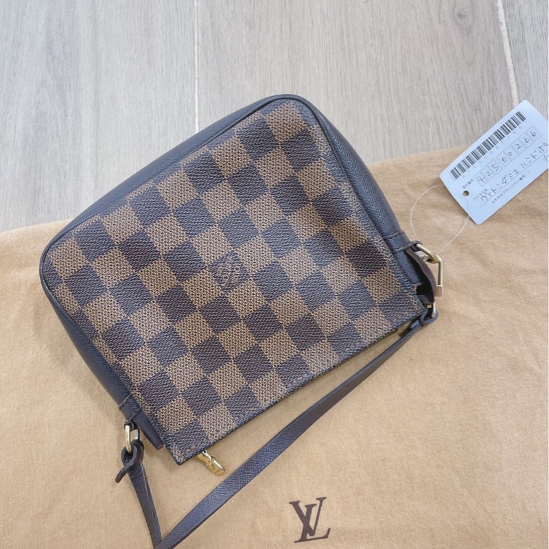 LV 棕棋盤格 方胖子 尺寸約16x14-6