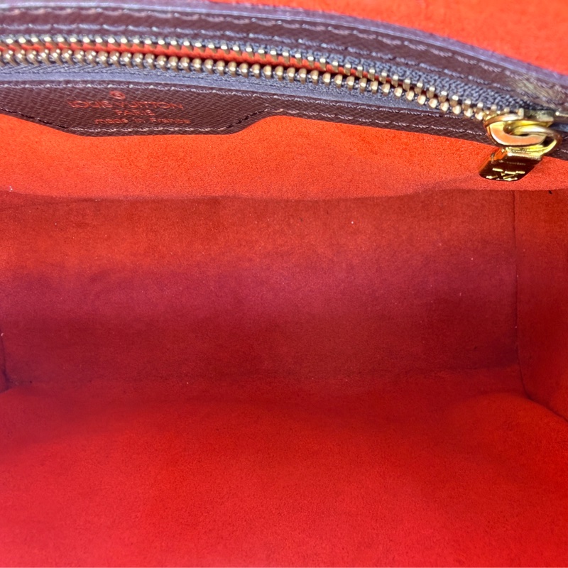 LOUIS VUITTON 棕色 棋盤格帆布 Triana 手提包 N51155-13