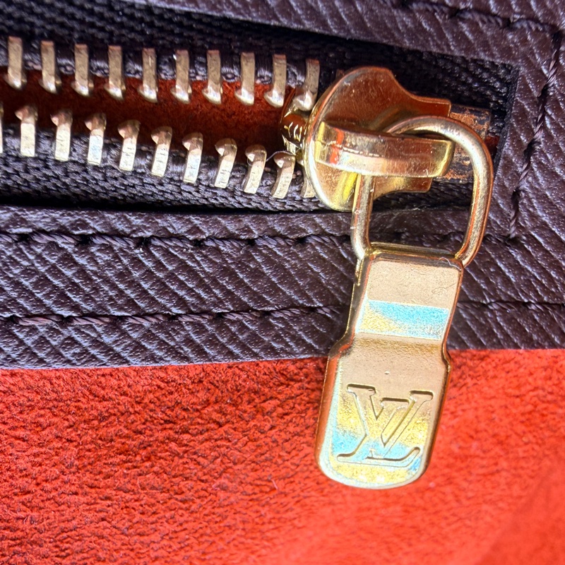 LOUIS VUITTON 棕色 棋盤格帆布 Triana 手提包 N51155-16