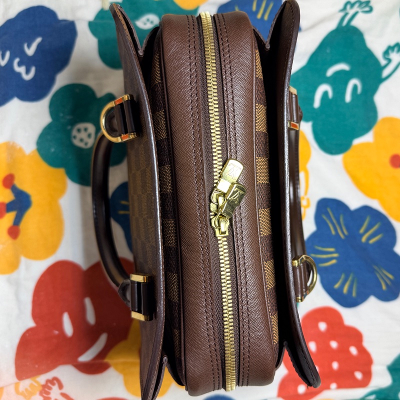 LOUIS VUITTON 棕色 棋盤格帆布 Triana 手提包 N51155-20