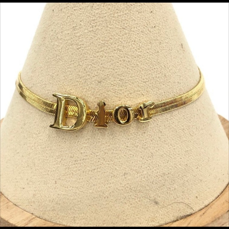 日本帶回絕版Christian Dior Logo 手鍊，附盒子-8