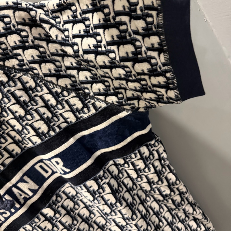 Dior 老花 毛巾布 連帽上衣 L-7