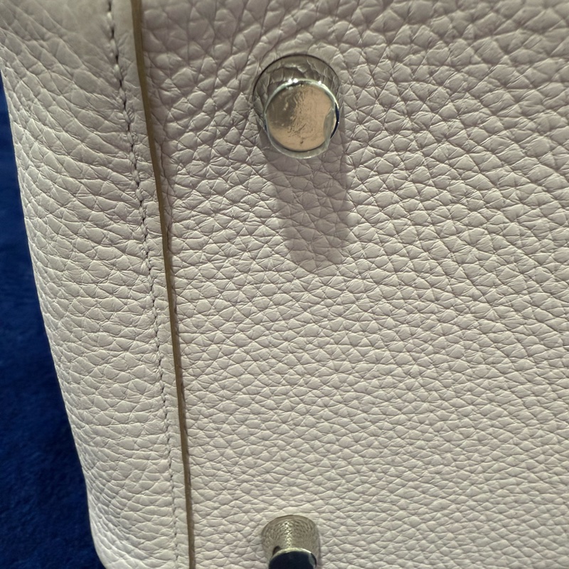 Hermes Lindy26 夢幻紫 銀釦 U刻 TC皮-10