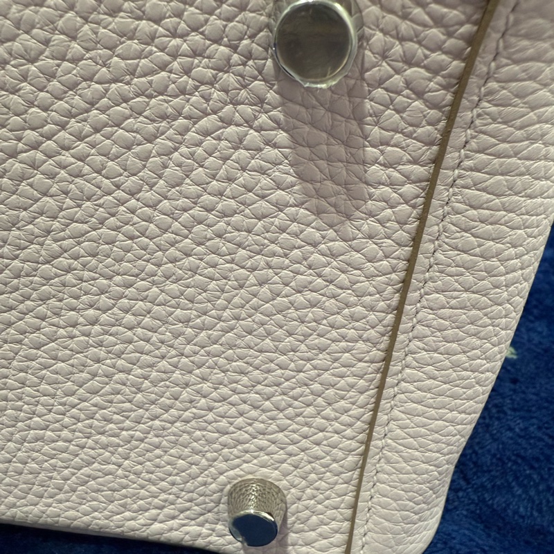Hermes Lindy26 夢幻紫 銀釦 U刻 TC皮-12