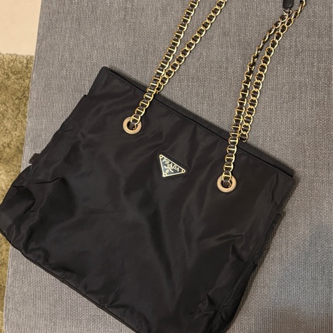 Prada 雙背鏈條包/實用包款/媽媽包