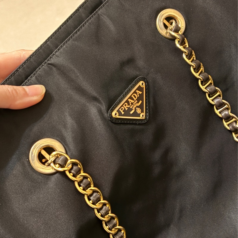 Prada 雙背鏈條包/實用包款/媽媽包-16