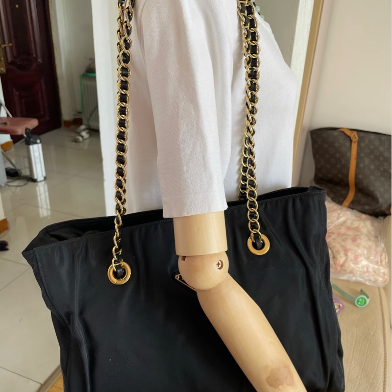 Prada 雙背鏈條包/實用包款/媽媽包-1