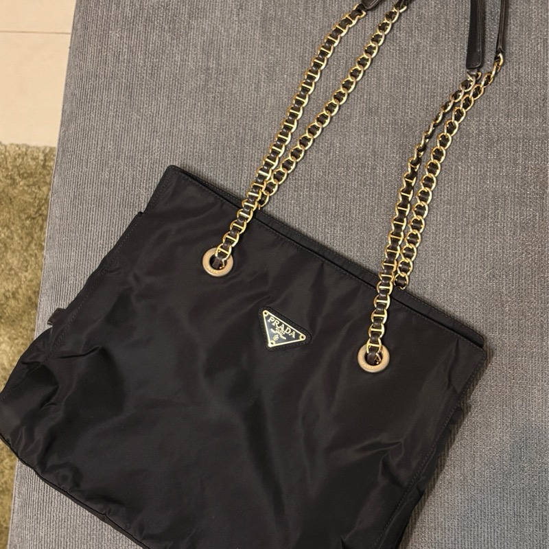 Prada 雙背鏈條包/實用包款/媽媽包-7