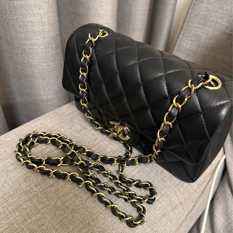 Chanel 香奈兒 cf20 cf mini 大mini 全新閒置 台灣專櫃購證-13