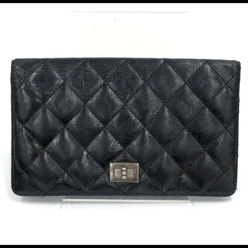特價出清日本帶回絕版復古香奈兒chanel長版折疊長夾-10