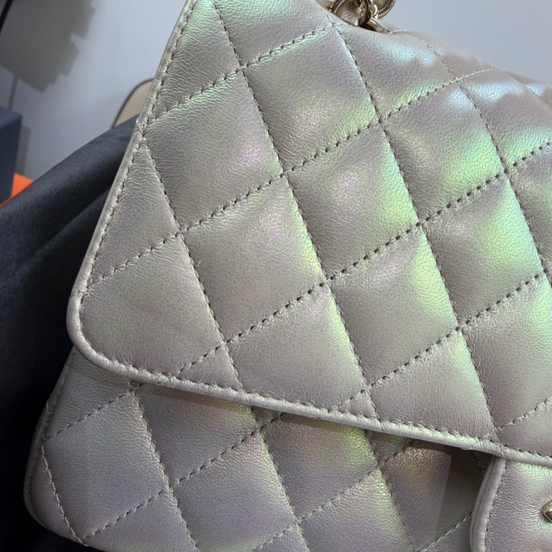 未使用品 Chanel CF25 中號 人魚姫 金扣 30開-1