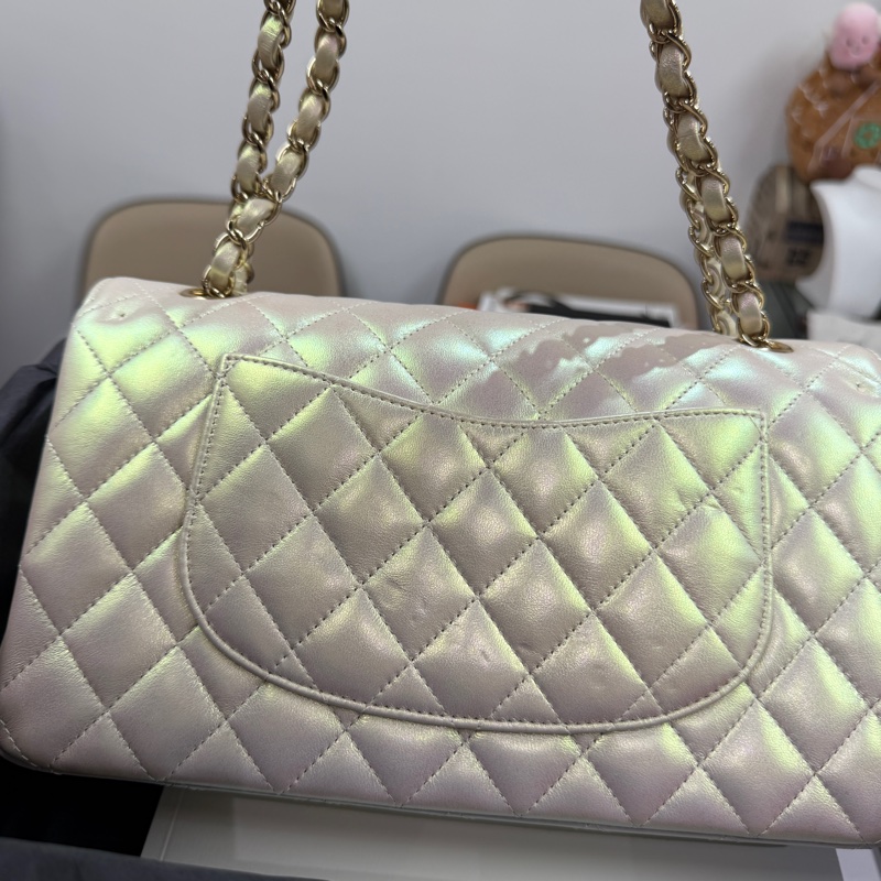 未使用品 Chanel CF25 中號 人魚姫 金扣 30開-2