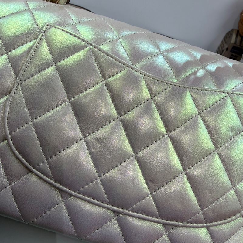 未使用品 Chanel CF25 中號 人魚姫 金扣 30開-3