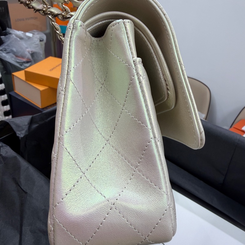 未使用品 Chanel CF25 中號 人魚姫 金扣 30開-6