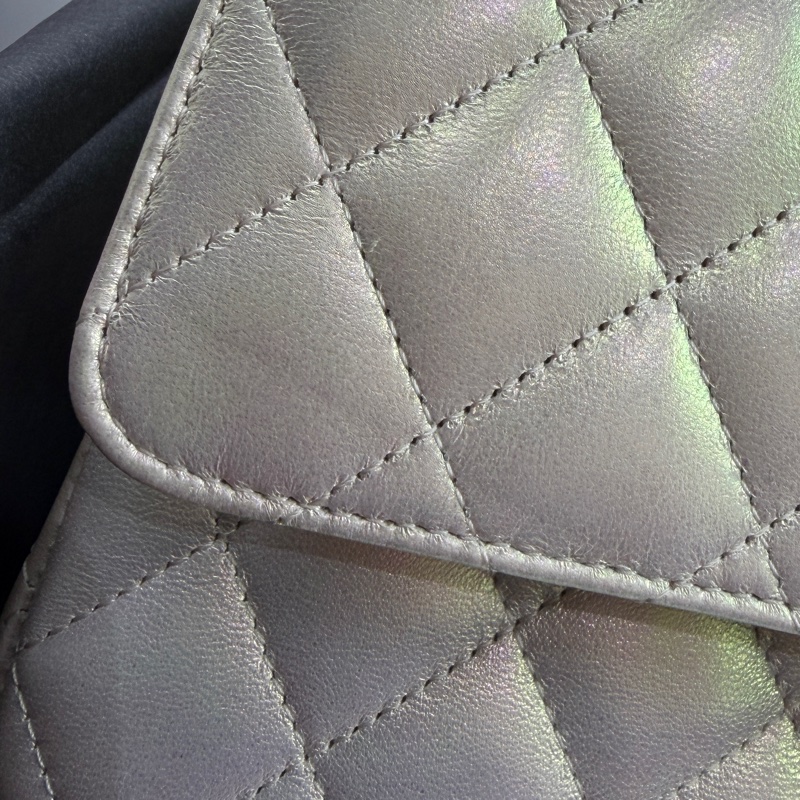 未使用品 Chanel CF25 中號 人魚姫 金扣 30開-10