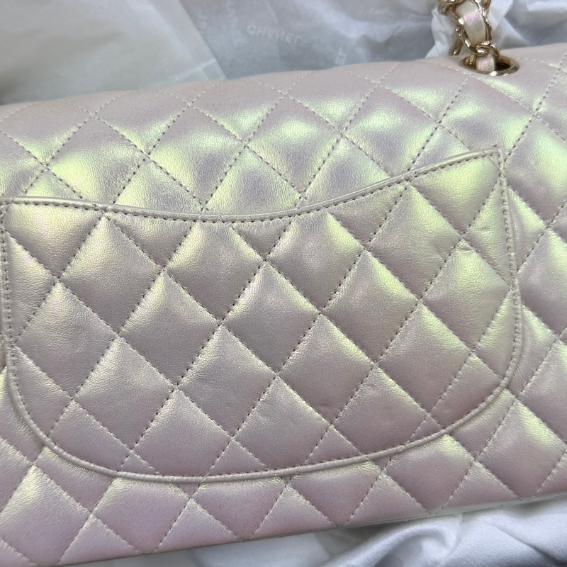 未使用品 Chanel CF25 中號 人魚姫 金扣 30開-11