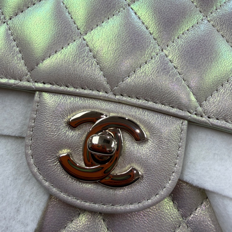 未使用品 Chanel CF25 中號 人魚姫 金扣 30開-12