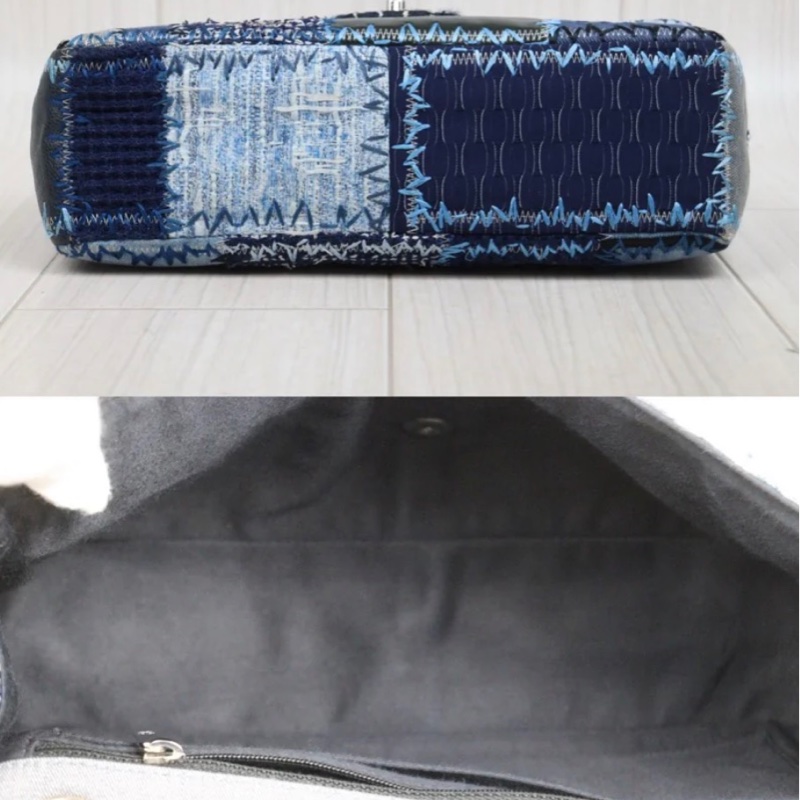 「JL精品代購」9新 Chanel 香奈兒 牛仔拼接 jumbo-6