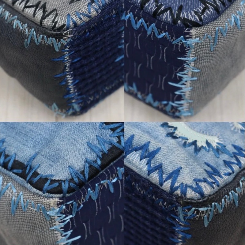 「JL精品代購」9新 Chanel 香奈兒 牛仔拼接 jumbo-7