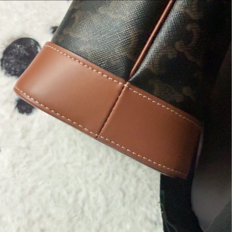 【95新 ✨ 全網最低價!】Celine老花水桶包 小號 一年四季都可背-6