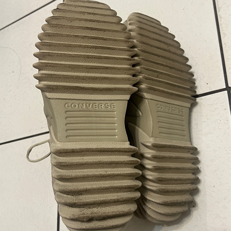 Converse 帆布鞋 Run Star Motion CX 女鞋 UK5.5碼奶茶色 卡其 厚底 增高 麂皮-3