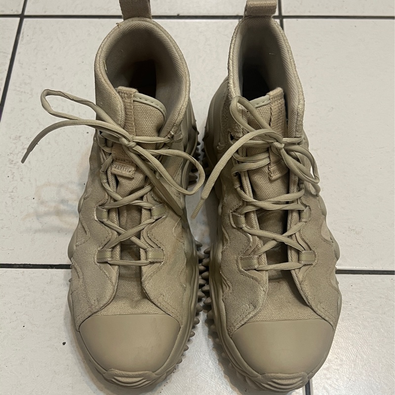 Converse 帆布鞋 Run Star Motion CX 女鞋 UK5.5碼奶茶色 卡其 厚底 增高 麂皮-8