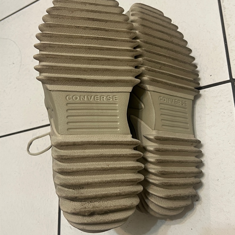 Converse 帆布鞋 Run Star Motion CX 女鞋 UK5.5碼奶茶色 卡其 厚底 增高 麂皮-11