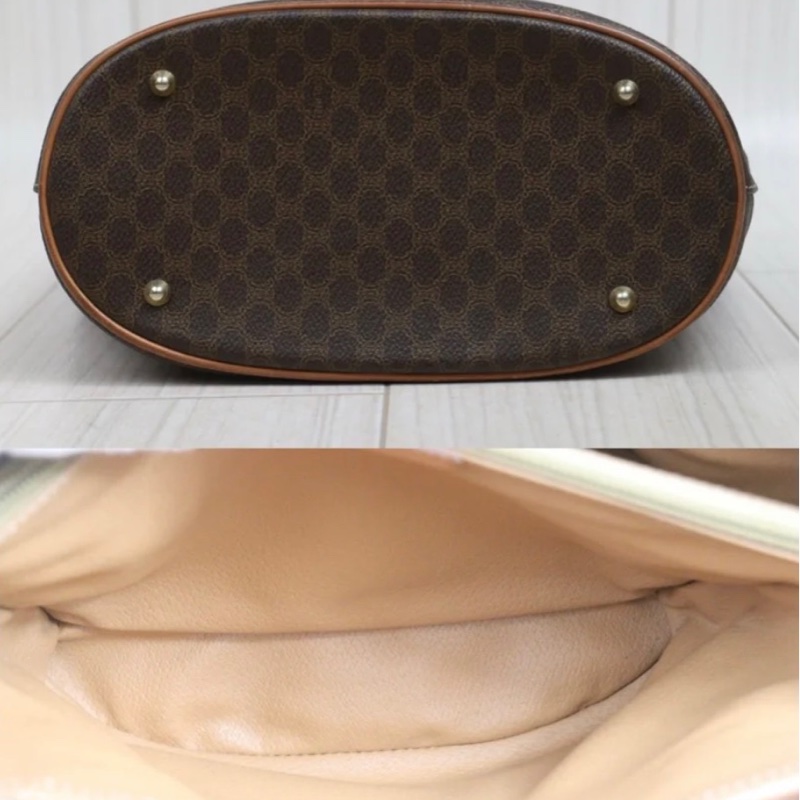 「JL精品代購」9新 Celine 老花水桶托特菜籃子-7