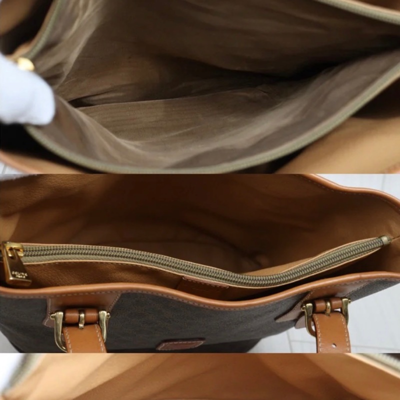 「JL精品代購」98新 Celine 老花水桶托特菜籃子-9