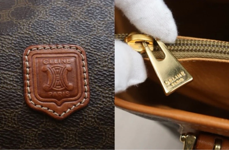 「JL精品代購」98新 Celine 老花水桶托特菜籃子-11