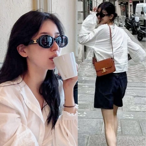 【95新 ✨ 全網最低價！】Celine 凱旋門Teen 豆腐包焦糖色 經典保值款