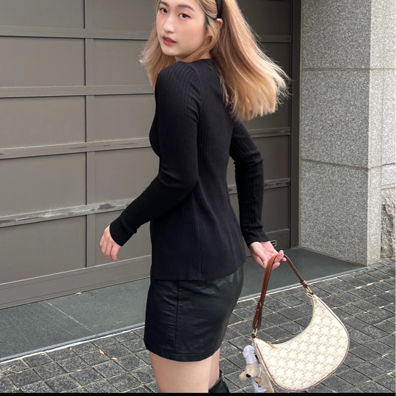 【95新 ✨ 全網最低價!】Celine 老花 AVA 腋下包經典保值款-0